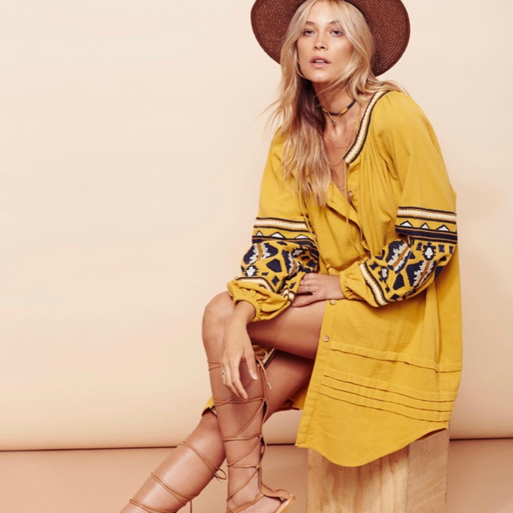 No. 72 Embroidered Boho Tunic
